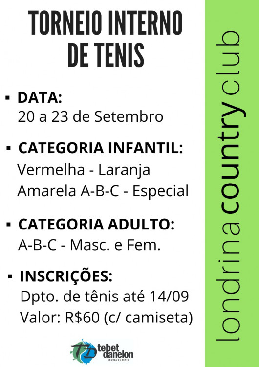 Torneio Interno de TÊNIS